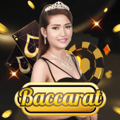 Baccarat A live casino table card