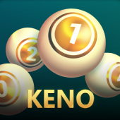 Keno numbers arcade card